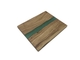 لوح تقديم مصنوع يدويًا بتصميم طبيعي 2 سم من خشب الزيتون مع الراتنج