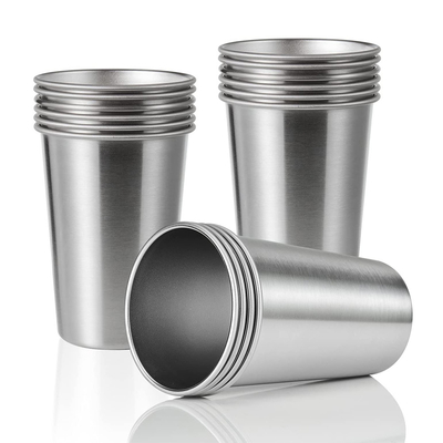 8 أوقية 12 أوقية 16 أوقية كوب معدني سعة 8 أونصة خالية من Bpa