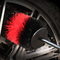 فرشاة تنظيف عجلة السيارة بمقبض طويل من البولي إيثيلين 45 سم × 6.5 سم